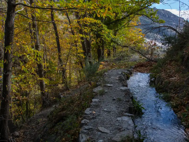 Entorno natural que rodea el aula de naturaleza Ermita Vieja: río Dílar Entorno natural que rodea el aula de naturaleza Ermita Vieja: río Dílar